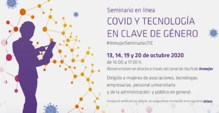 Catedra Feminismos 40 Instituto Mujer seminario covid y tecnologia genero